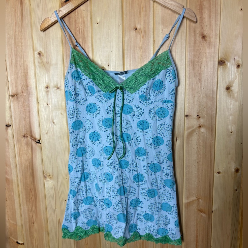 La senza Lace Trim Babydoll Camisole Medium coquette Y2K feminine dainty pretty